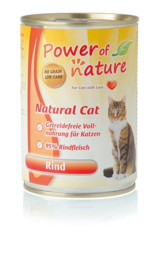 Wet cat food Power of Nature beef 0,4 kg