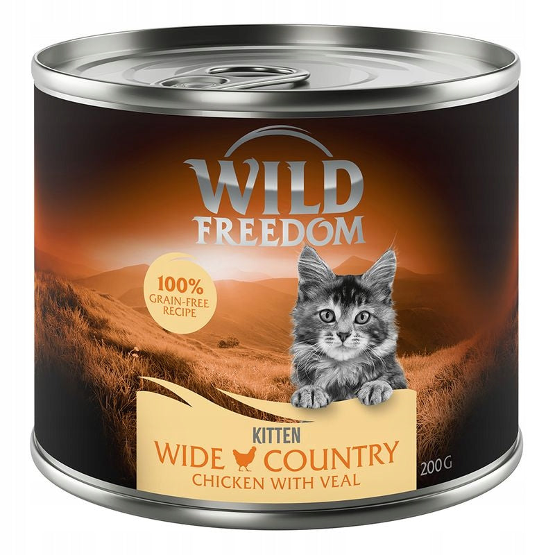 Wet cat food Wild Freedom Kitten 200g mix of flavors 6x 200g 1,2 kg EAN (GTIN) 4062911003316