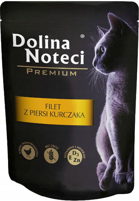 Wet cat food fillet DOLINA NOTECI PREMIUM chicken 85g