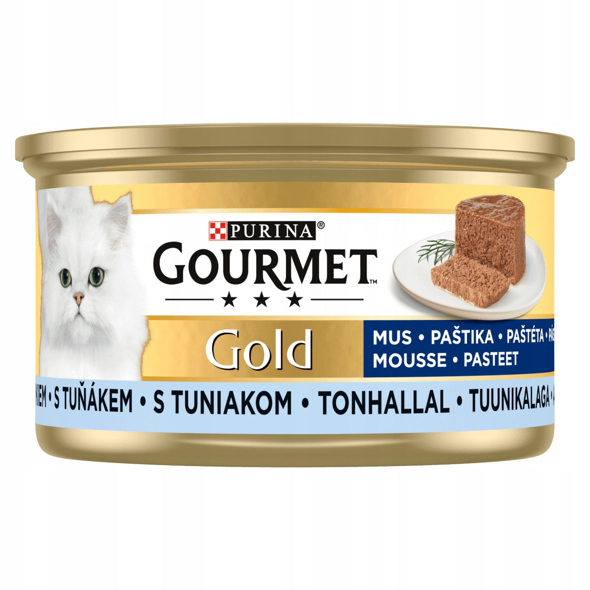 Wet cat food with tuna GOURMET GOLD Mousse with Tuna 24x85g Brand Gourmet