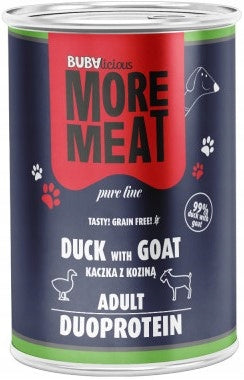 Wet dog food Buba More Meat MIX OF FLAVORS Grain-free, can - 6 x 400g Manufacturer code 5904717738049