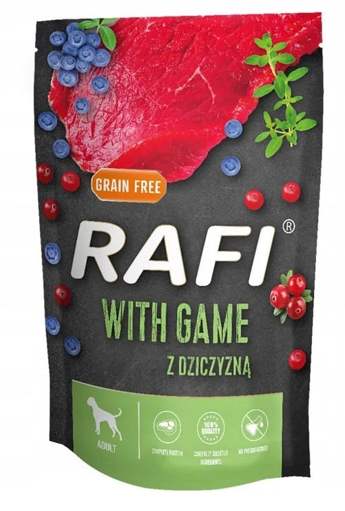 Wet dog food DOLINA NOTECI RAFI sachets mix of flavors 12x300g EAN (GTIN) 5903726901109