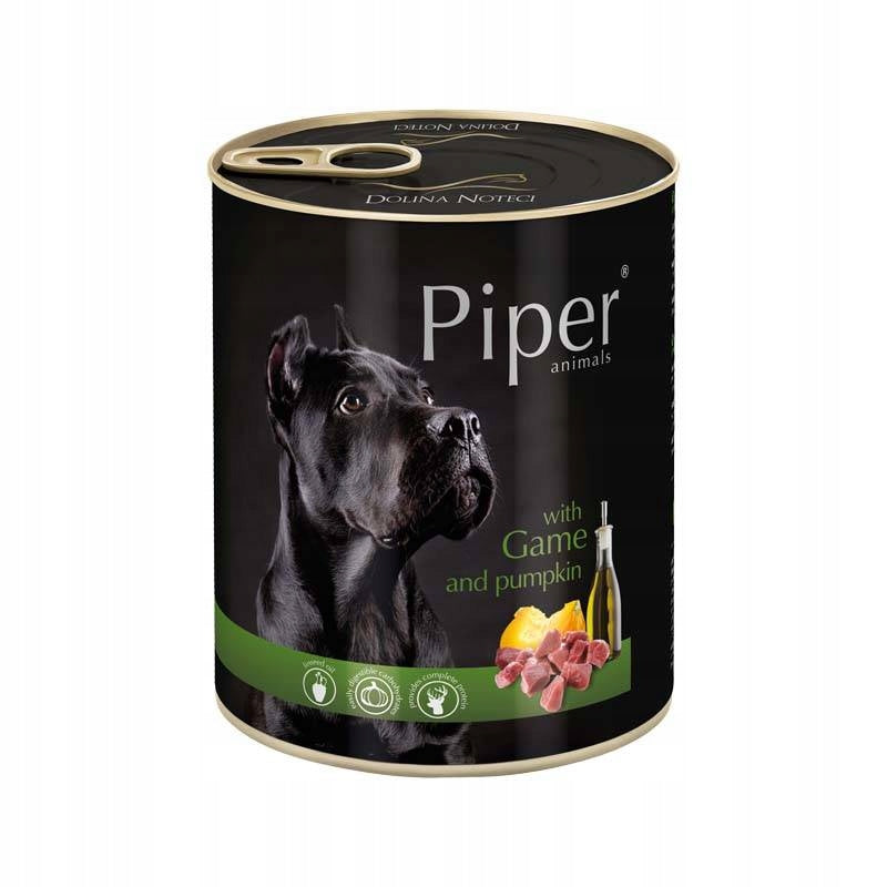 Wet dog food Dolina Noteci PIPER mix 4 flavors can 24x800g Brand Piper Animals