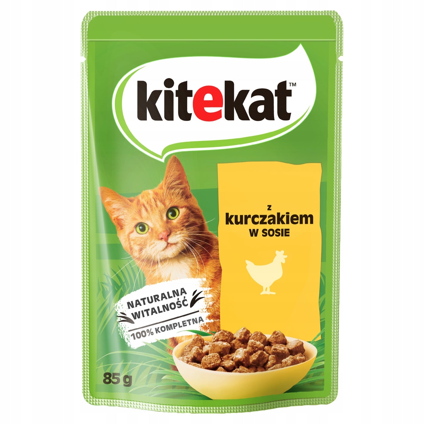 Wet food Kitekat sachet 85 g chicken in sauce