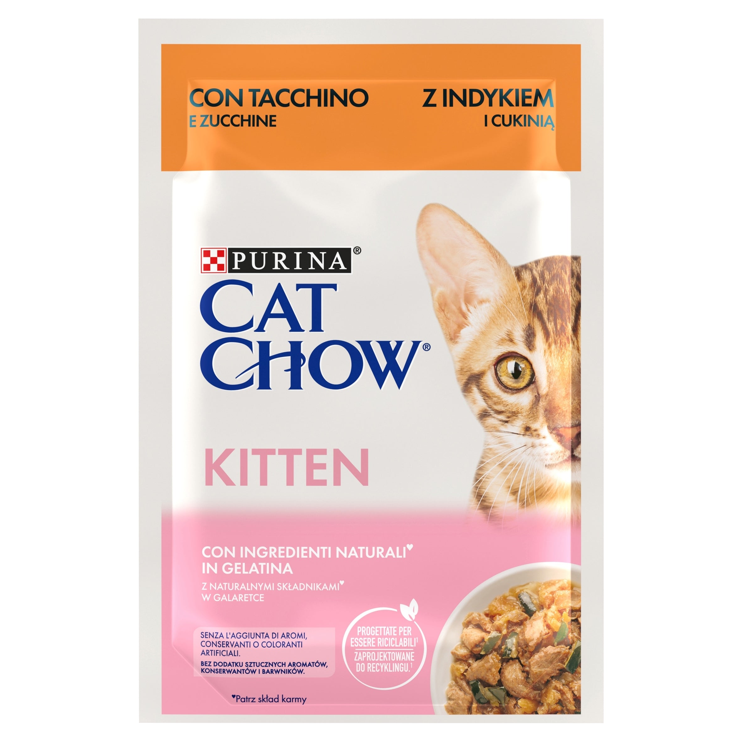 Wet food Purina for kittens turkey with zucchini 85 g