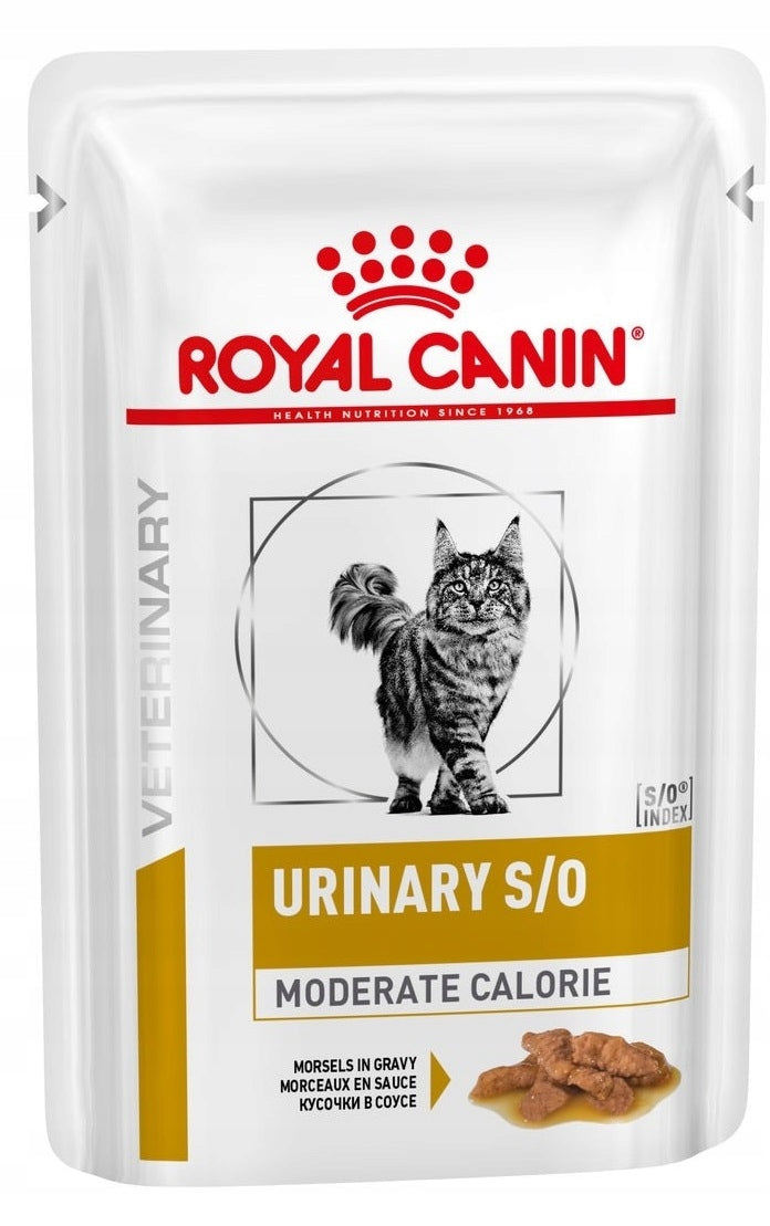 Wet food Royal Canin Urinary MODERATE CALORIE 12 x 85 g Manufacturer code 273820/12