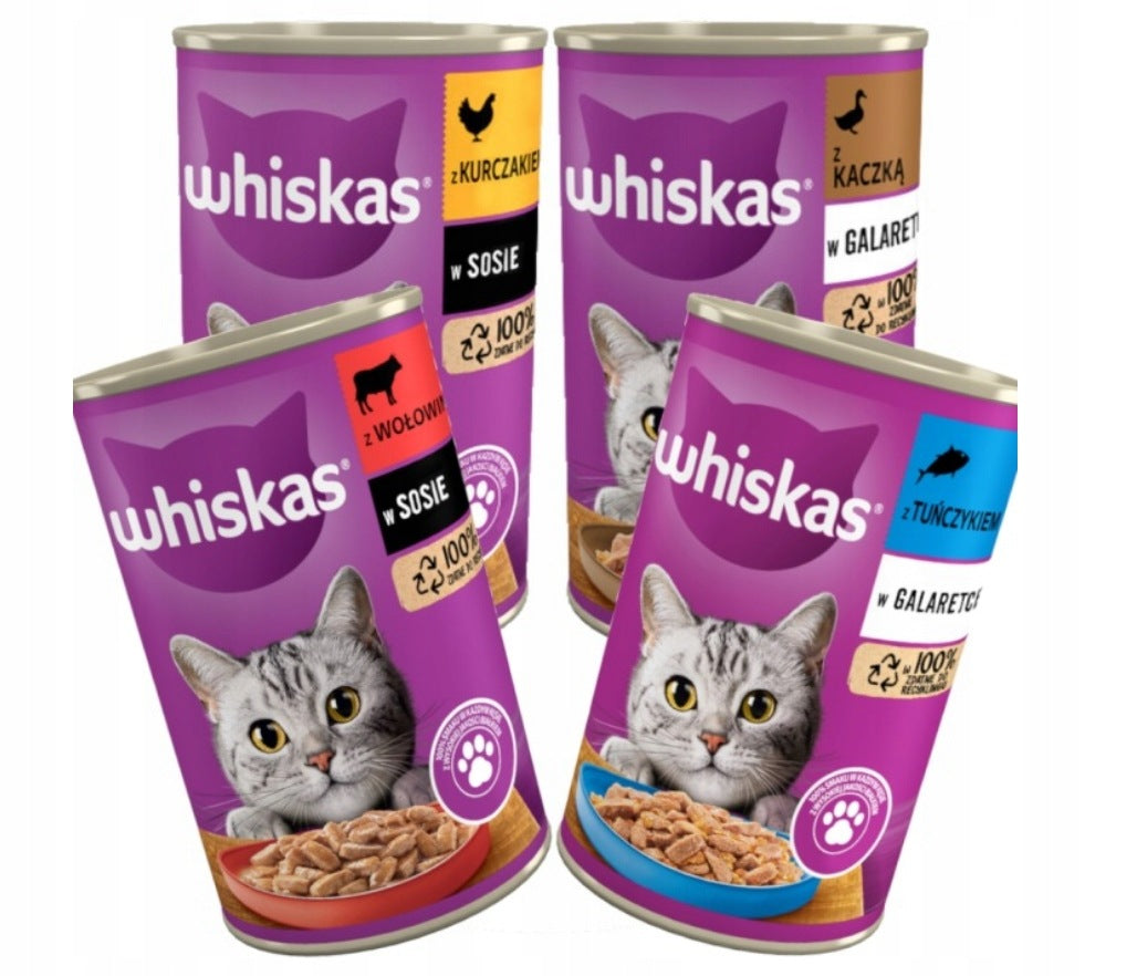 Wet food Whiskas Adult MIX 400g ** 12 cans ** Manufacturer code 5900951020889