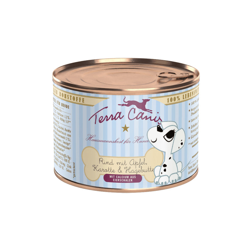 Wet food for dogs Terra Canis beef for puppies 200g