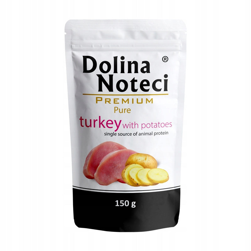 Wet food for dogs allergic Dolina Noteci Premium Pure turkey 150 g