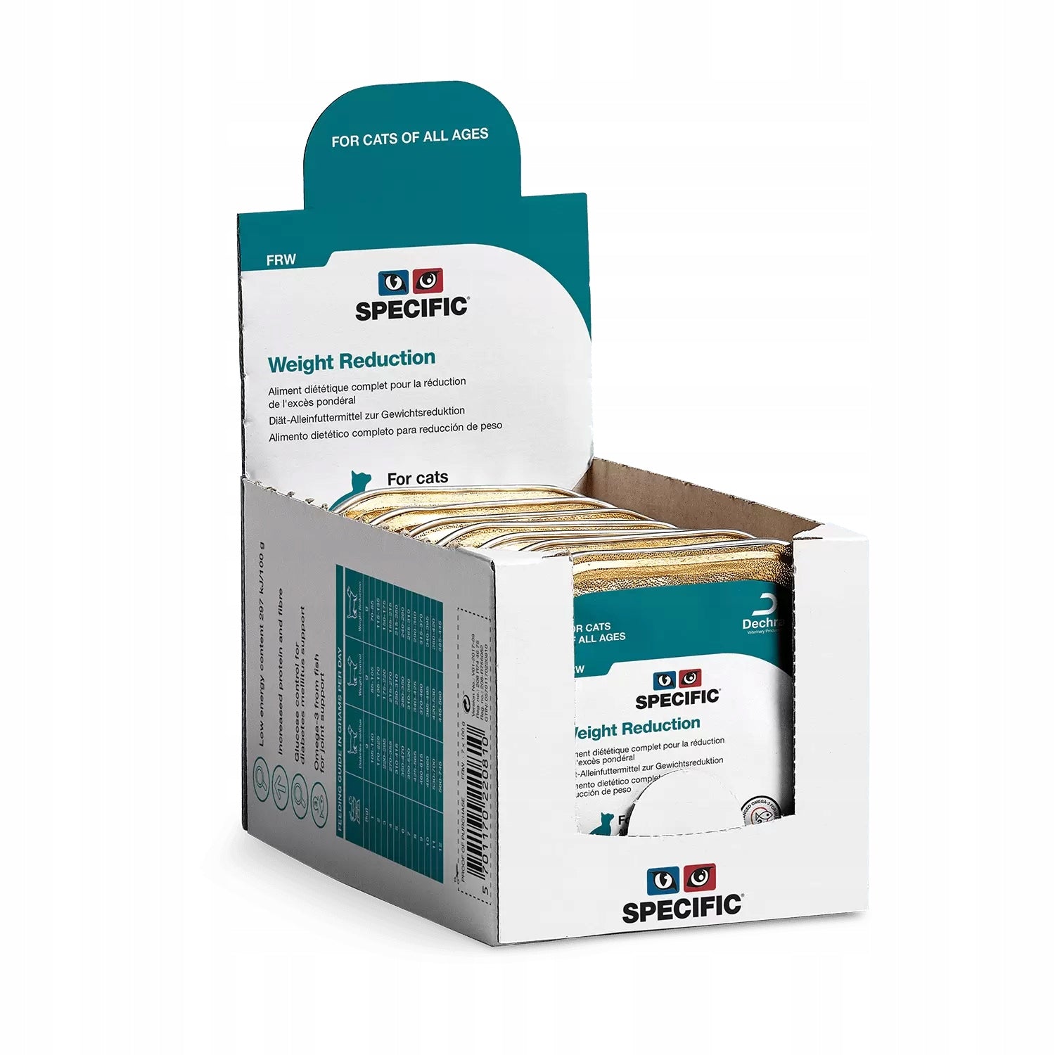 Wet food for overweight cats Weight Reduction FRW SPECIFIC 7x100g