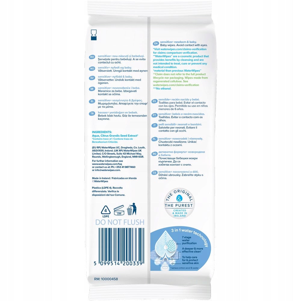 Wet wipes Aqua WaterWipes BIO 28pcs for children and infants Medical device no