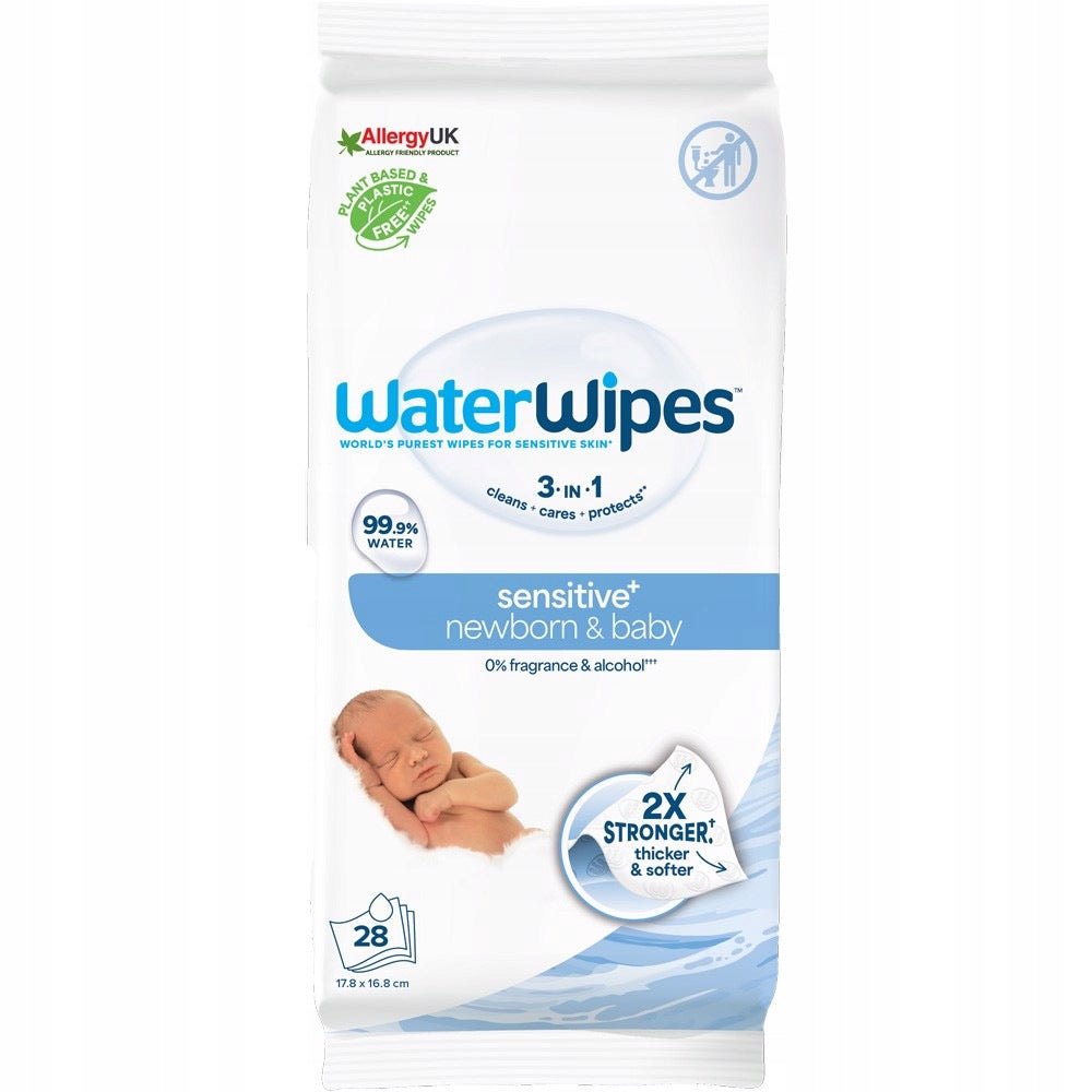 Wet wipes Aqua WaterWipes BIO 28pcs for children and infants