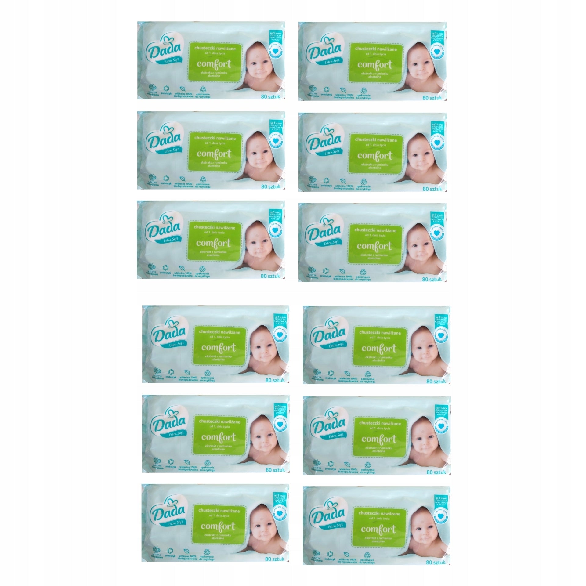 Wet wipes Dada Extra Soft 12x80 pcs.