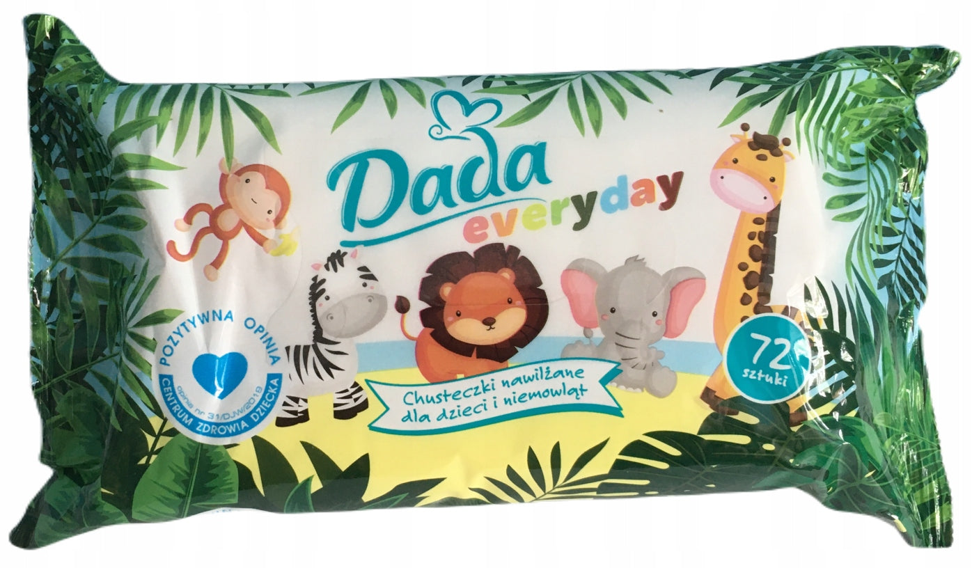 Wet wipes Dada everyday 1x72 pcs Manufacturer code Dada Everyday