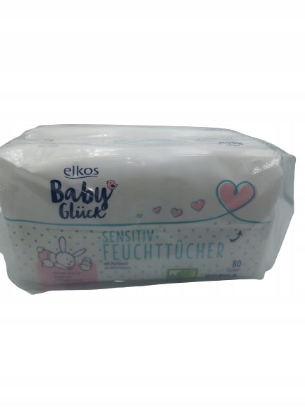 Wet wipes Elkos Baby Sensitive 80 pcs. Packaging status original