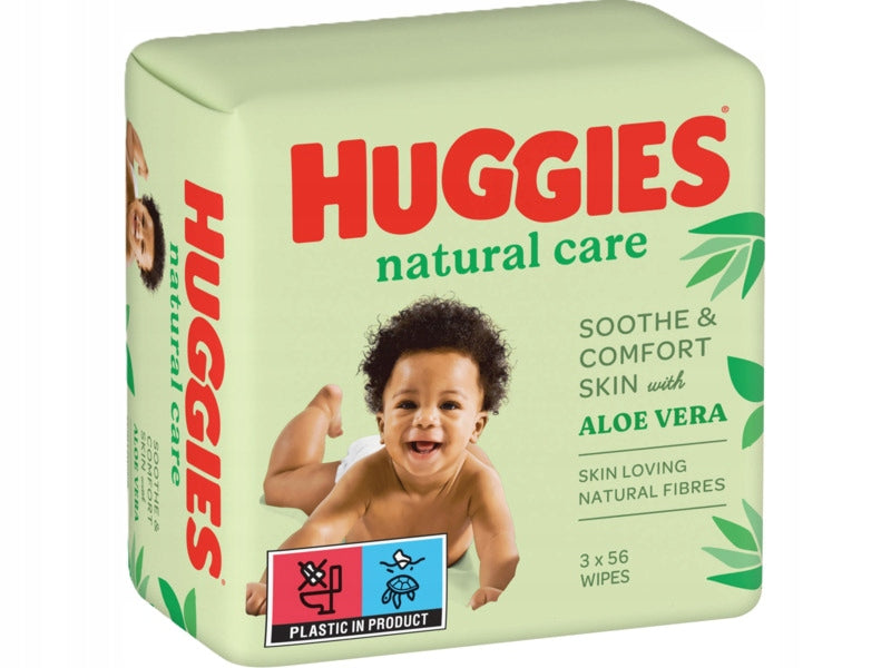 Wet wipes HUGGIES Natural Care (168 pcs)