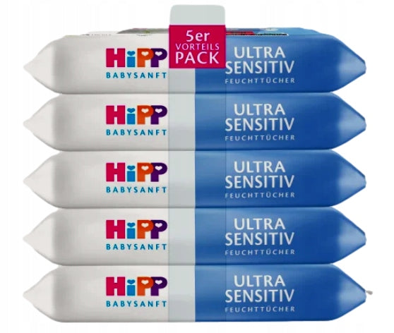 Wet wipes Hipp Ultra 3 x 240 pcs from Germany