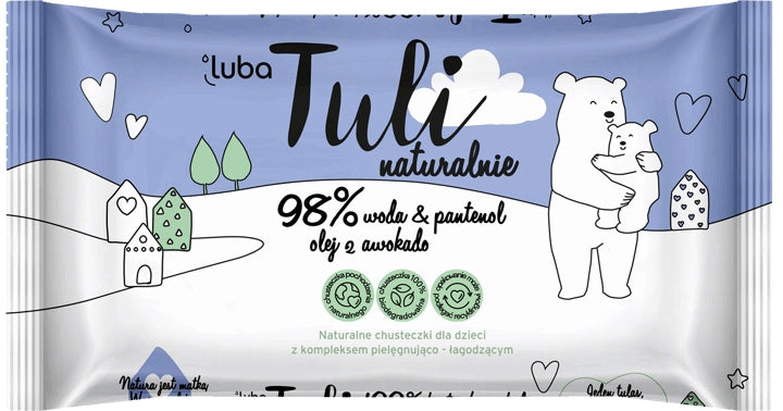 Wet wipes Luba with avocado oil 50 pieces For baby DATA