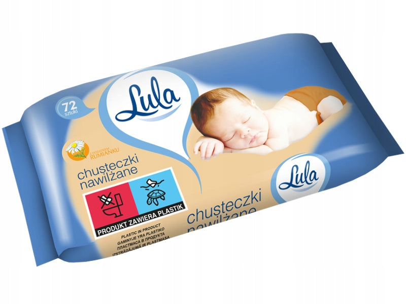 Wet wipes Lula 4 x 72 pcs. with chamomile Manufacturer code 5903936041244