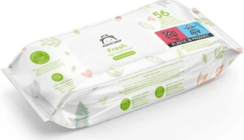 Wet wipes MAMA BEAR FRESH 1 x 56 pieces