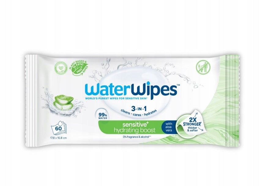 Wet wipes WaterWipes Bio HYDRATING ALOES 99% water and aloe 60pcs.