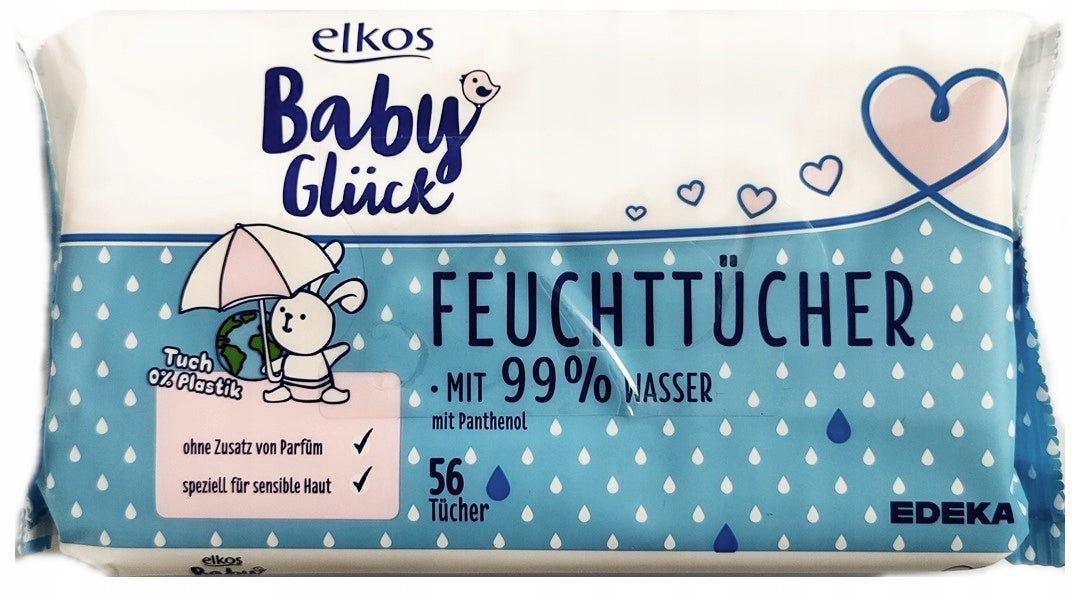 Wet wipes for Children Body 99% water Elkos Baby