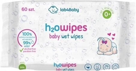 Wet wipes for children 99% water H2O kids 60 pcs. lab4Baby