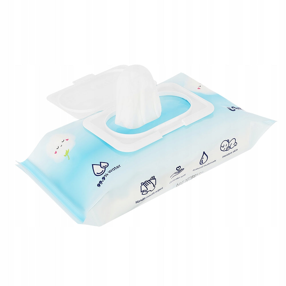 Wet wipes for children water 99.9% biodegradable 60 pieces Brand no brand