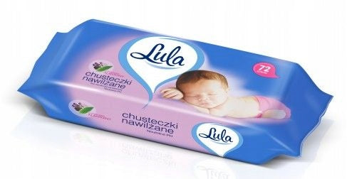 Wet wipes with allantoin Lula 4 x 72 pcs. Packaging status original