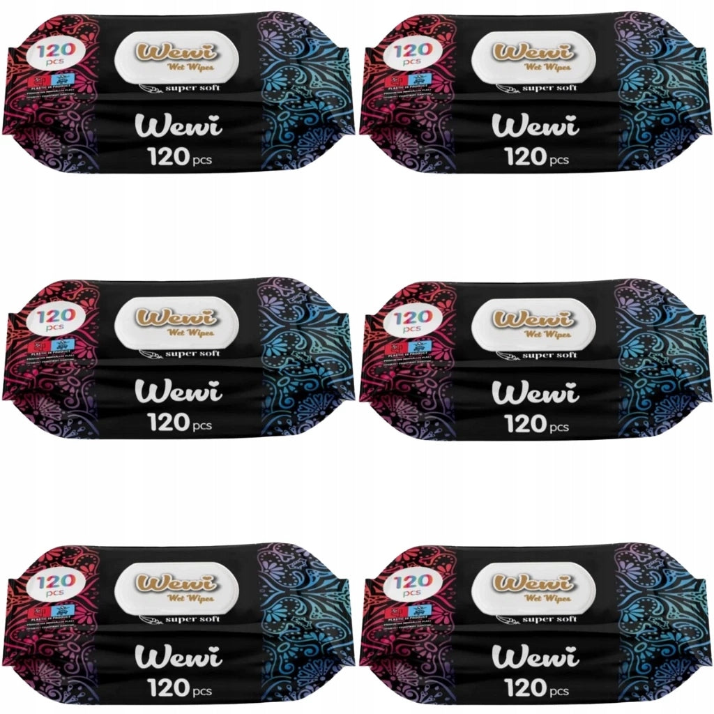 Wewi Dream Dubai Wet Wipes Delicate Scent 6x120 pcs Manufacturer code 8683210420299