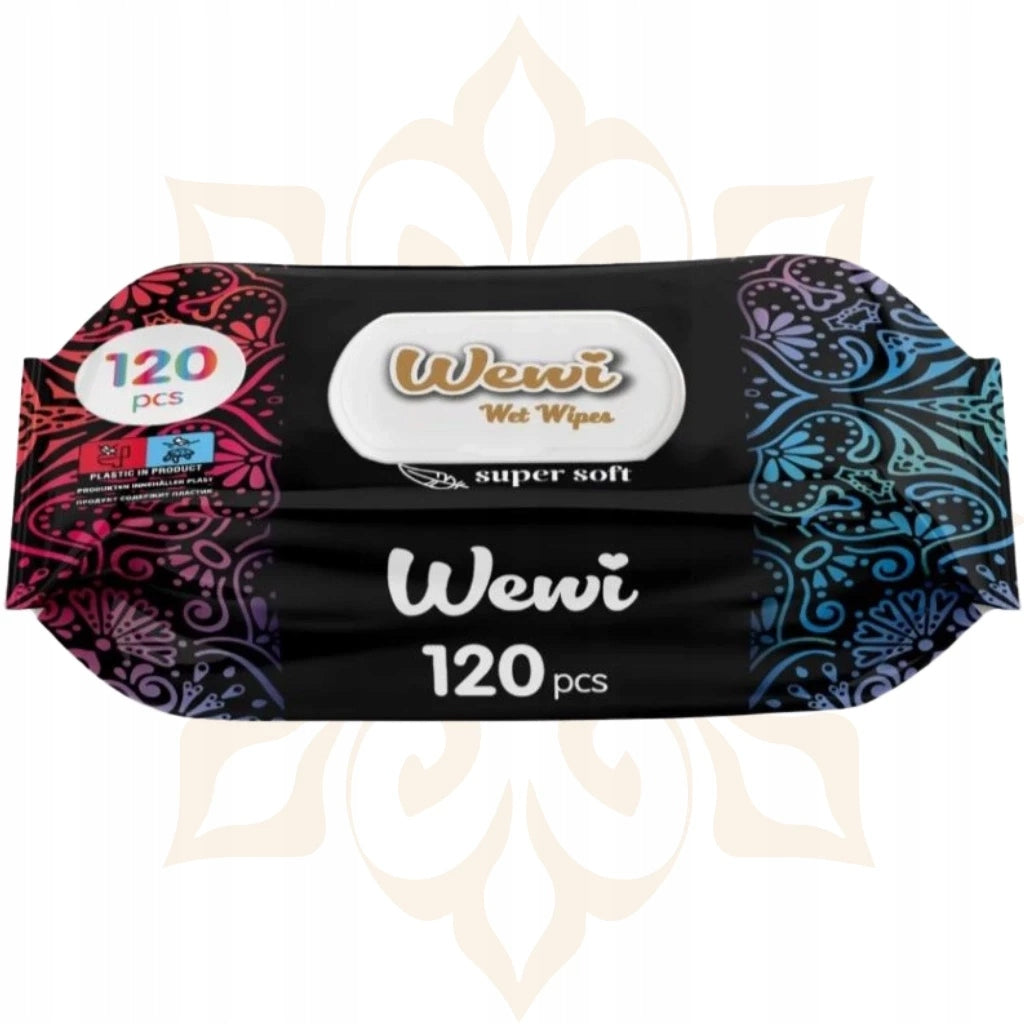 Wewi Dream wet wipes 120pcs Dubai fragrance, gentle softness