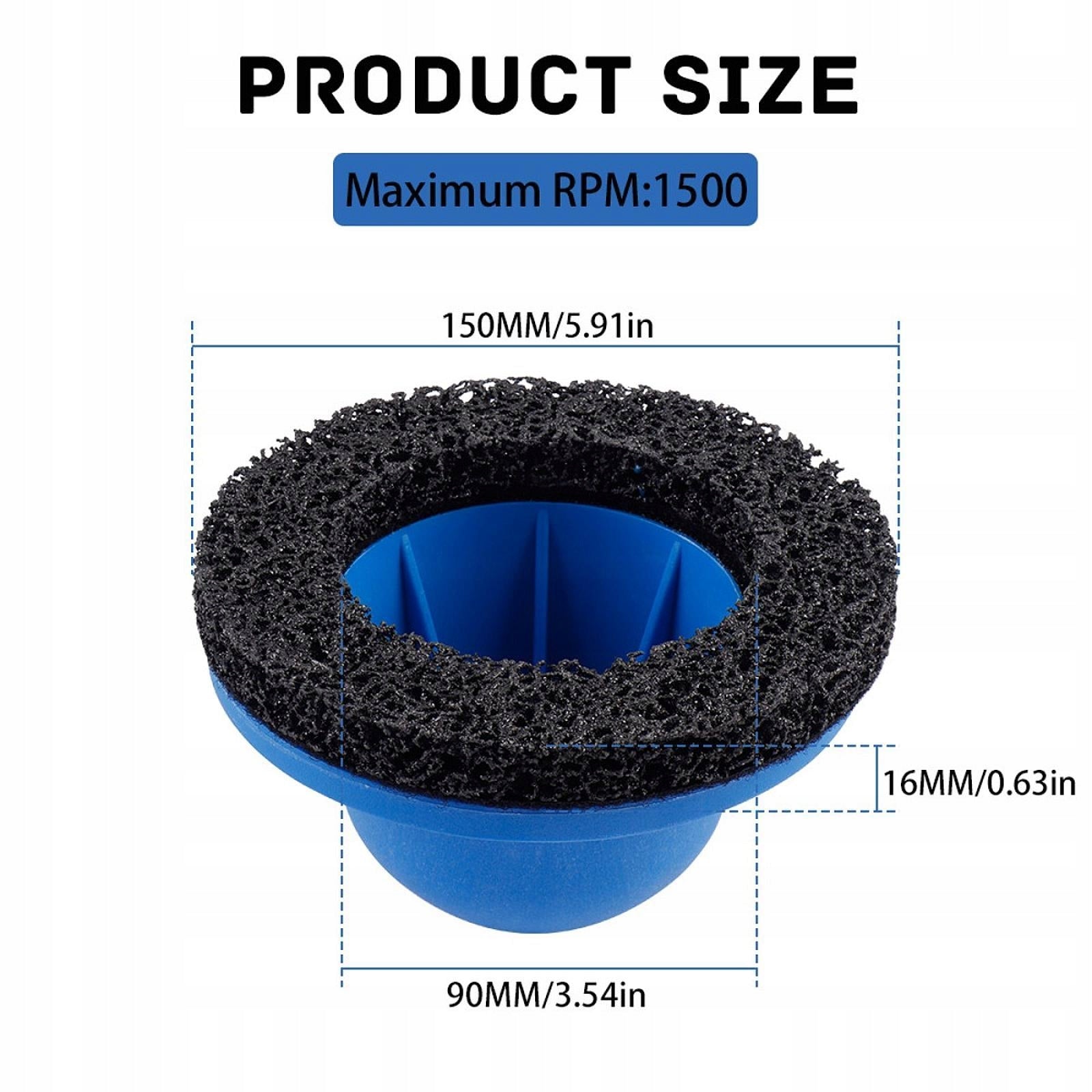 Wheel Hub Grinder Cleaning Tool Grinding Discs Universal Sanding Disc Pad Packaging status original
