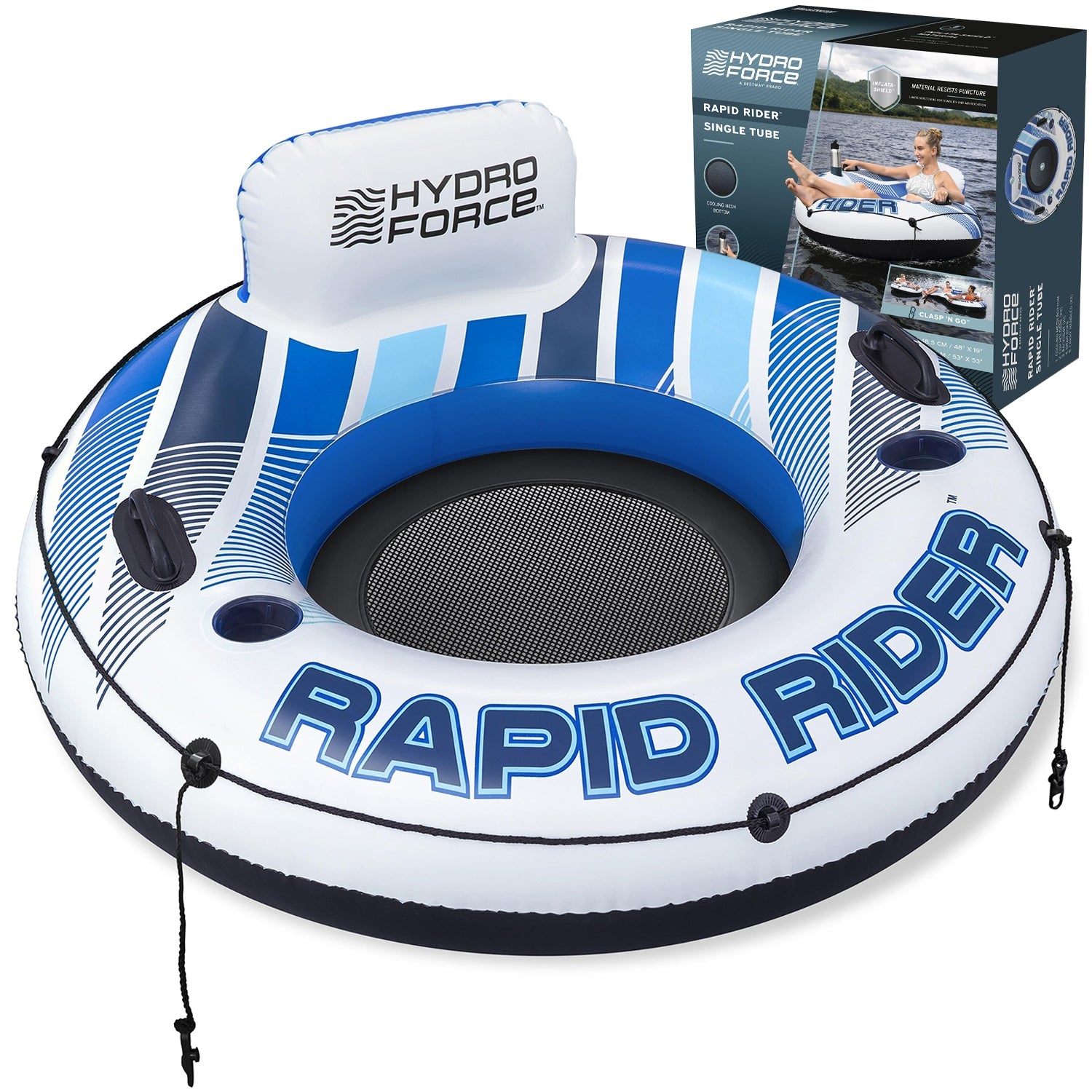 Wheel Inflatable Swimming Chair with Backrest Large Mattress Tyre Bestway 43116