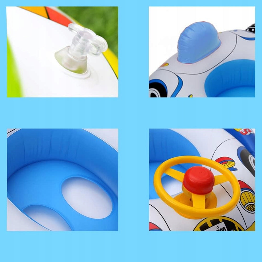 Wheel With Seat Inflatable Safe Inflatable For Learning Swimming Brand Bedee