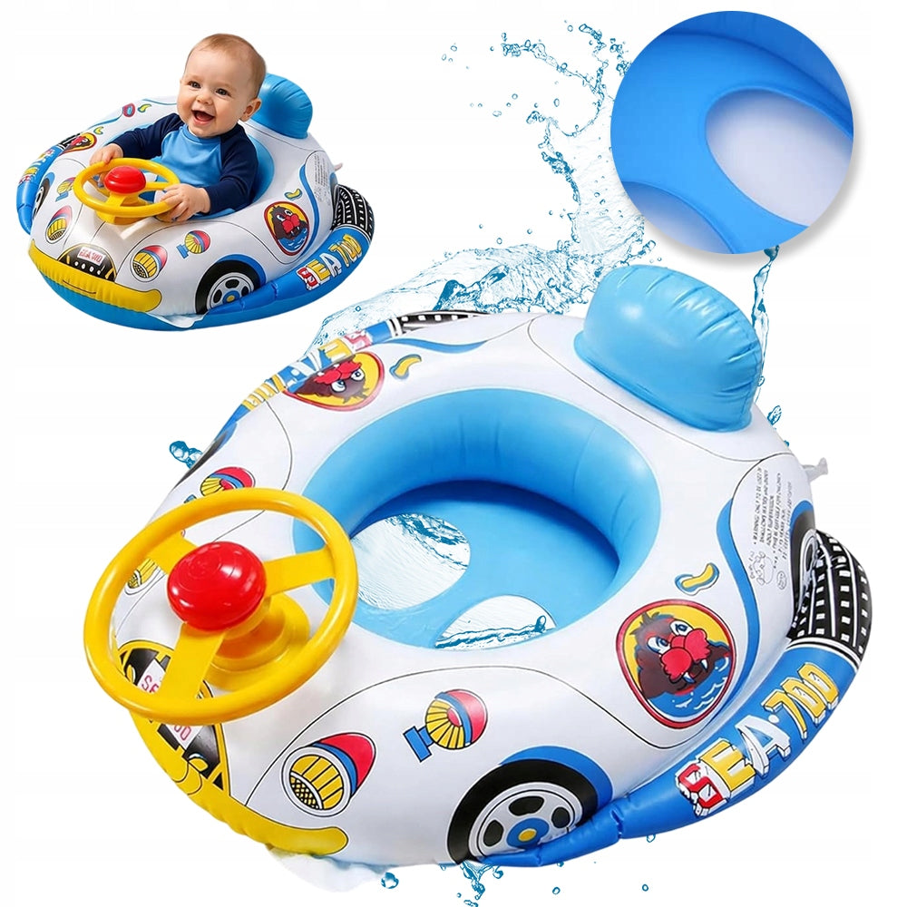 Wheel With Seat Inflatable Safe Inflatable For Learning Swimming