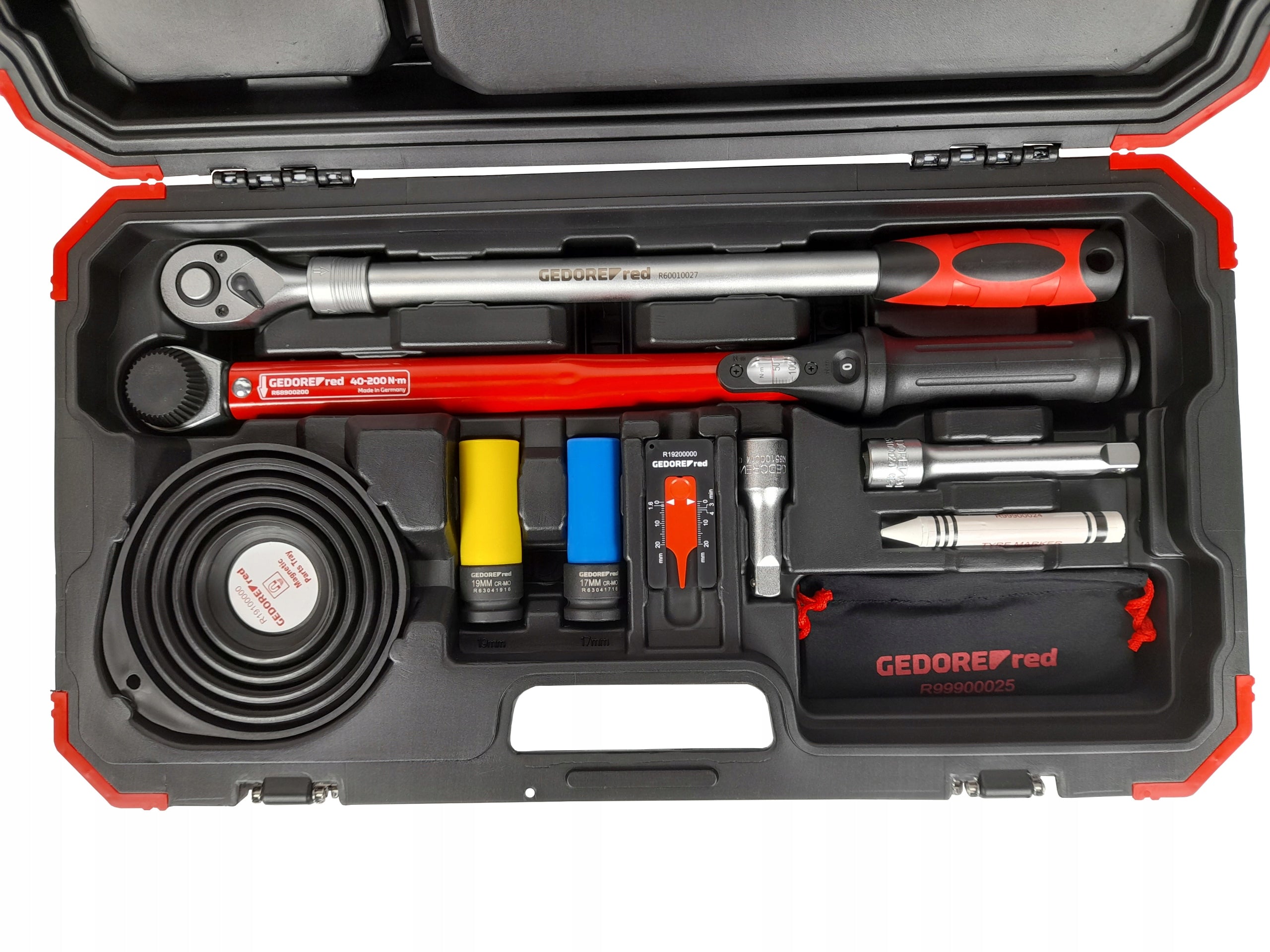 Wheel assembly/replacement tool kit, 11 elements R68903011 Gedore Red Manufacturer code R68903011