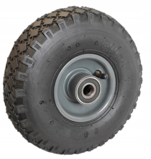 Wheel for trolley 250mm pumped 3.00-4 Łk 4PR central hub 20/75mm