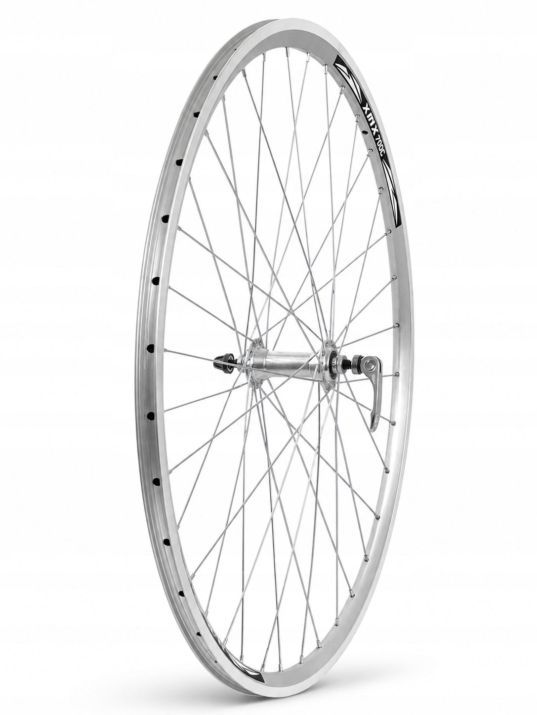 Wheel front road 28 XMX A281 QR machine bearings silver