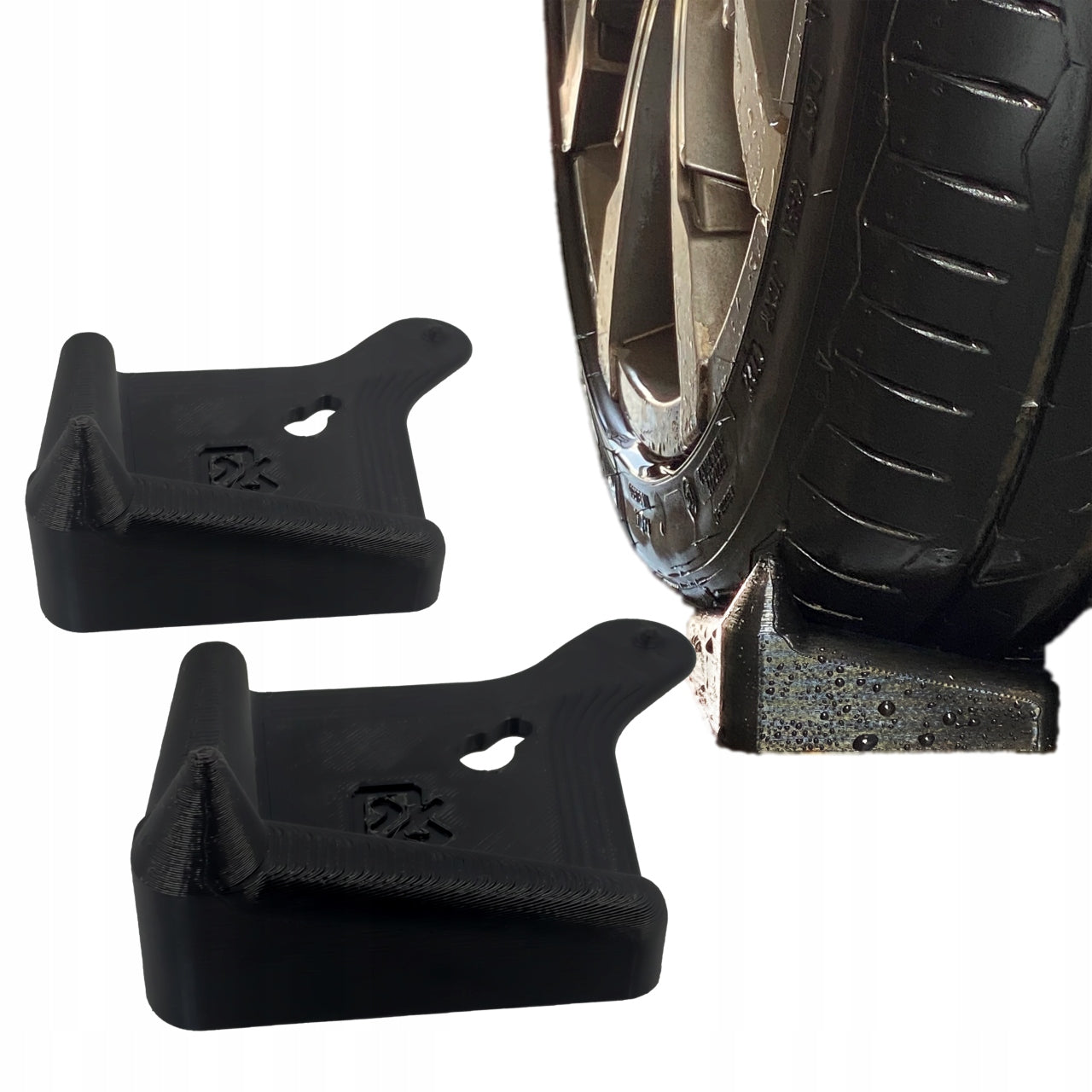 Wheel washers against cable hose wedge