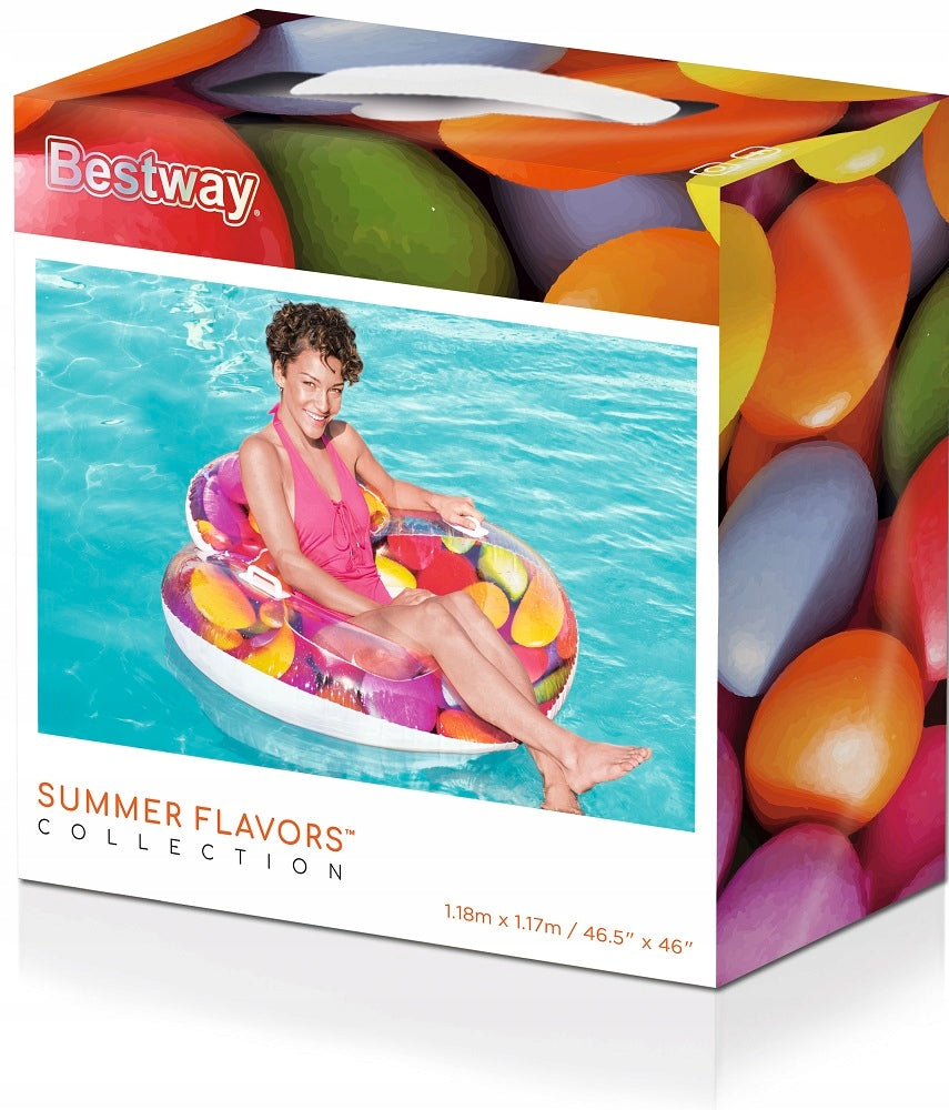 Wheel with backrest inflatable chair Bestway 43186
