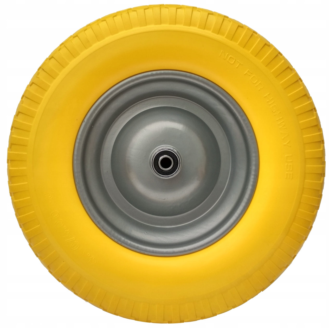 Wheelbarrow wheel 4.80/4.00-8 full foam 12x100 + axle Brand Bico