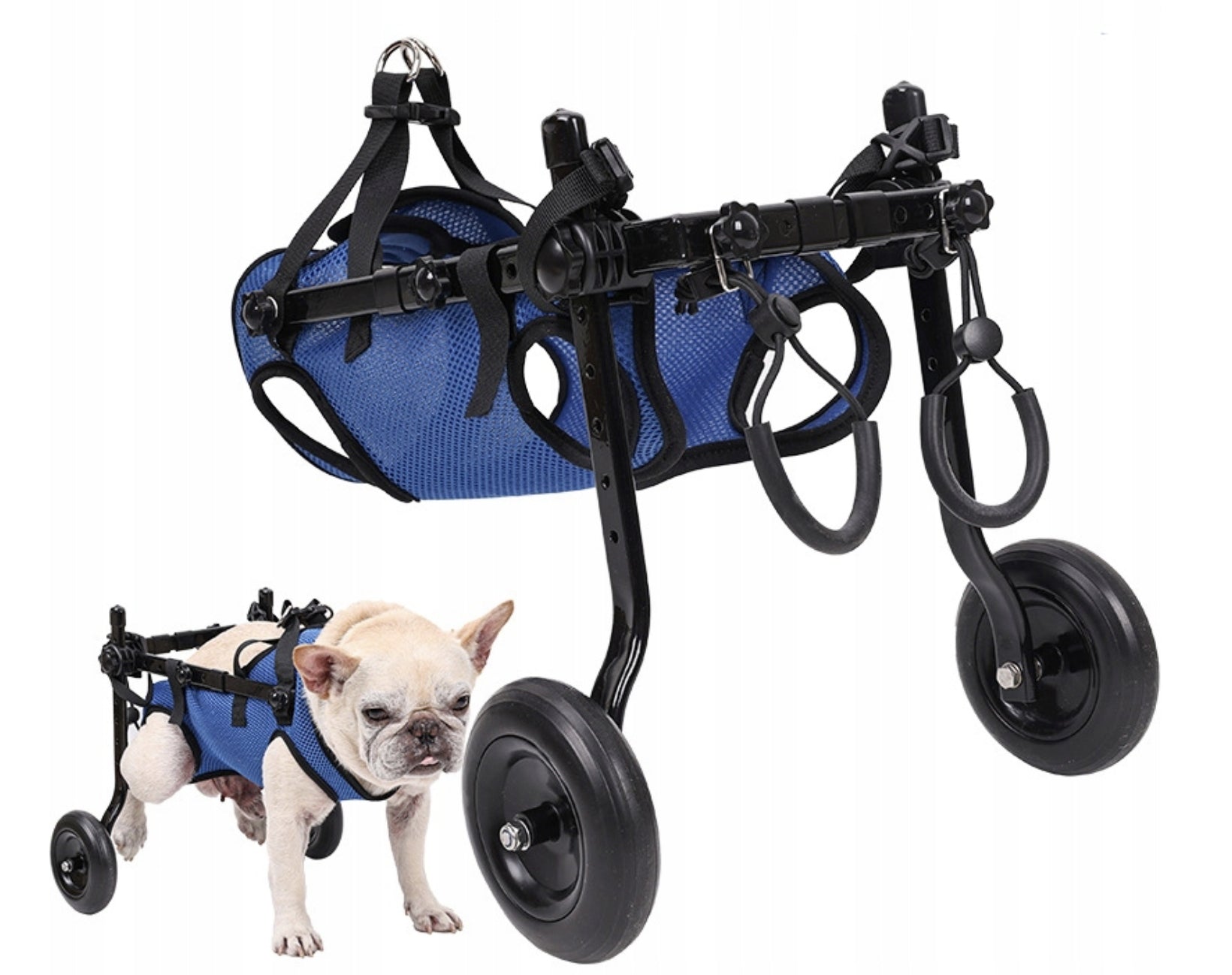 Wheelchair for dogs M blue plastic Manufacturer code 39274