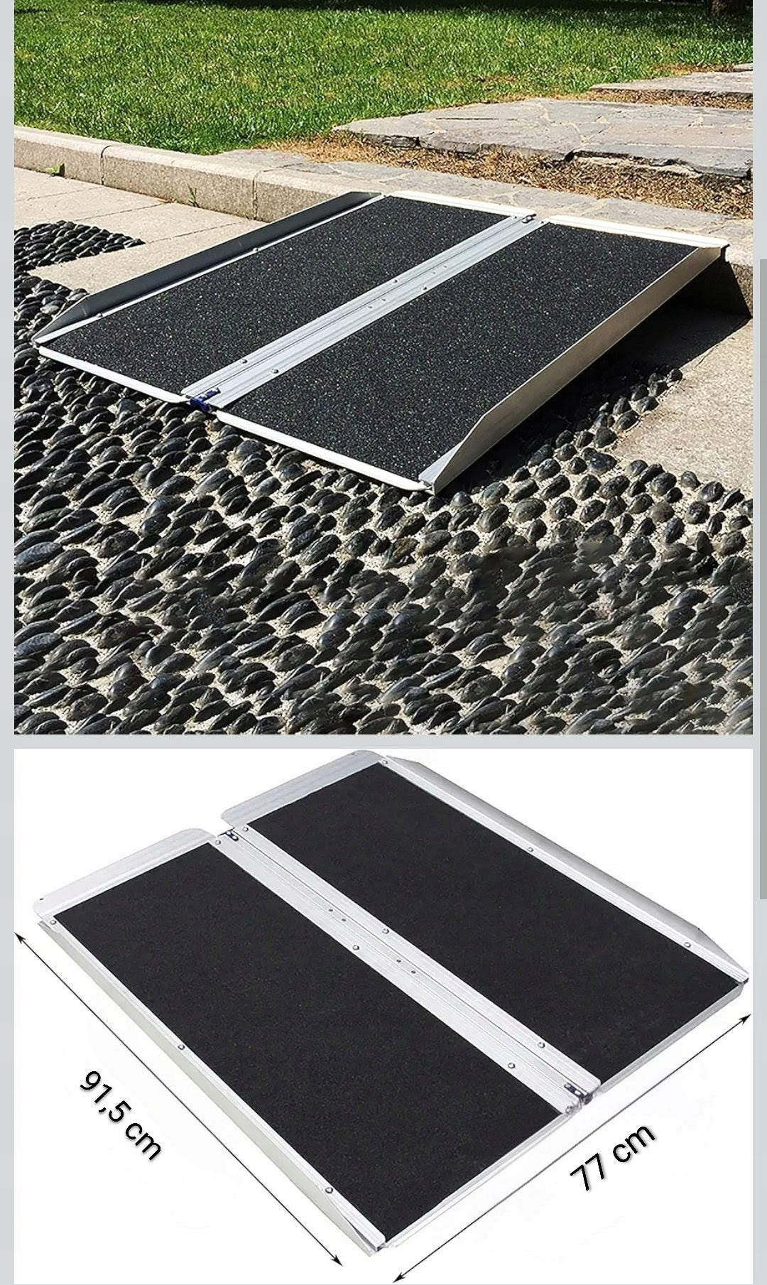Wheelchair ramps LIEKUMM, 91,5 l x 77cm Manufacturer code LKM91X72