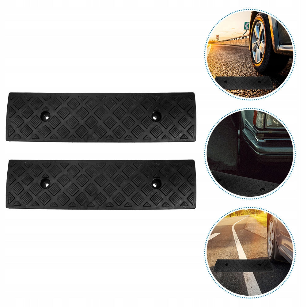 Wheelchair threshold inrun curb driveway threshold rubber Brand no brand