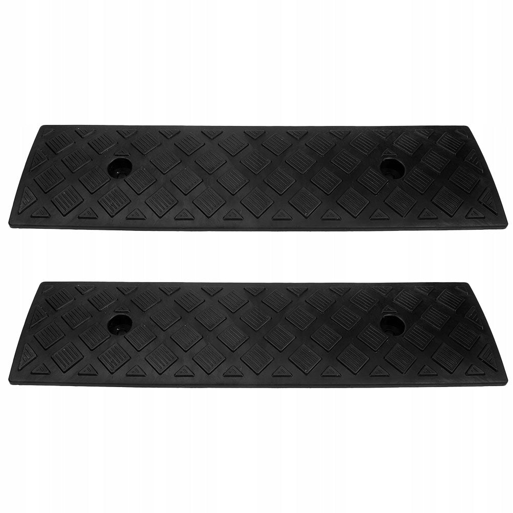 Wheelchair threshold inrun curb driveway threshold rubber