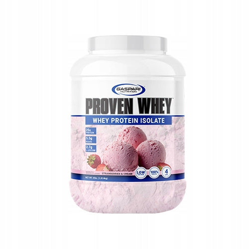 Whey Isolate WPI GASPARI Proven Whey 1814g Strawberry Mass Packaging status original