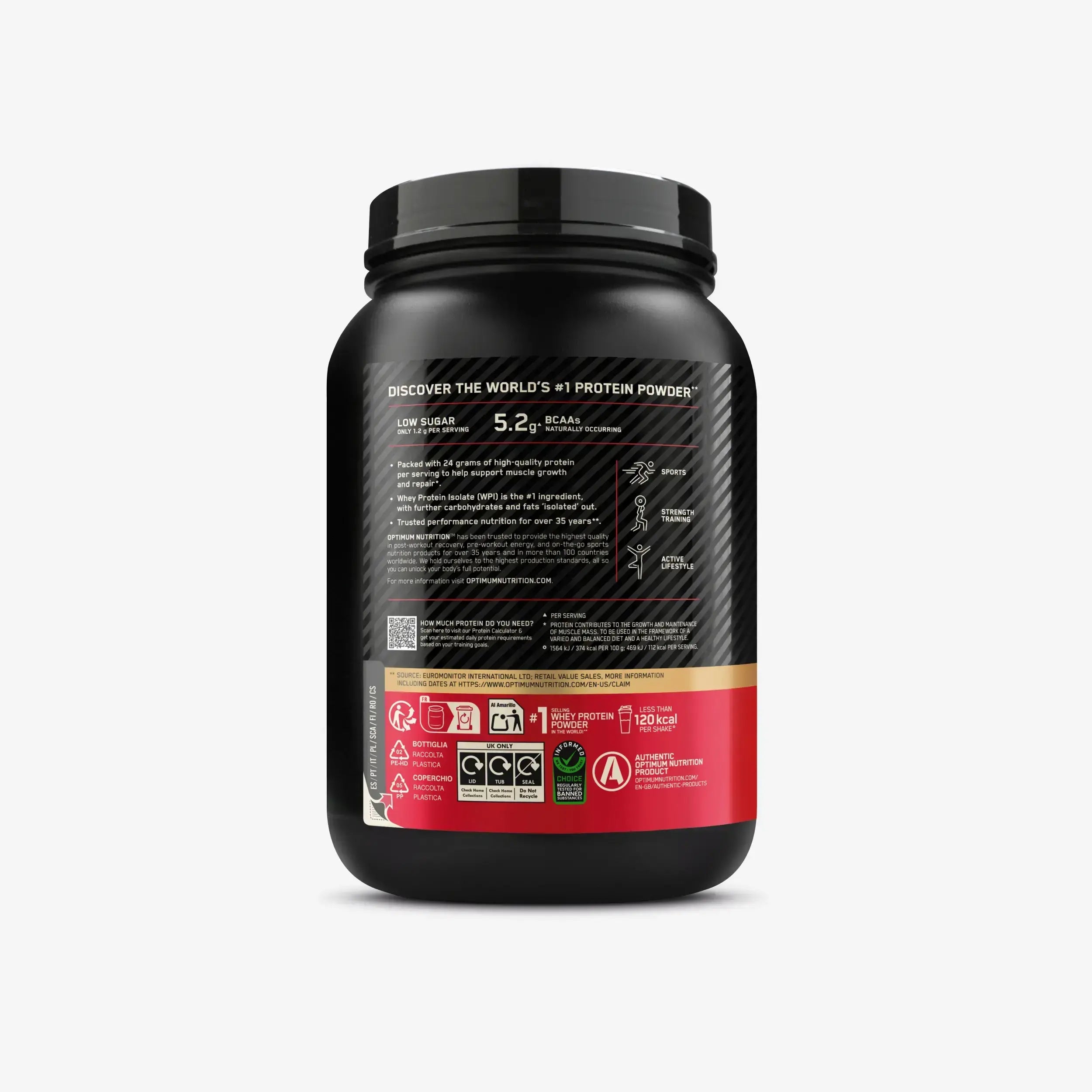 Whey Protein 100% Vanilla Gold Standard 780g WHEY PROTEIN WHEY Brand Optimum Nutrition