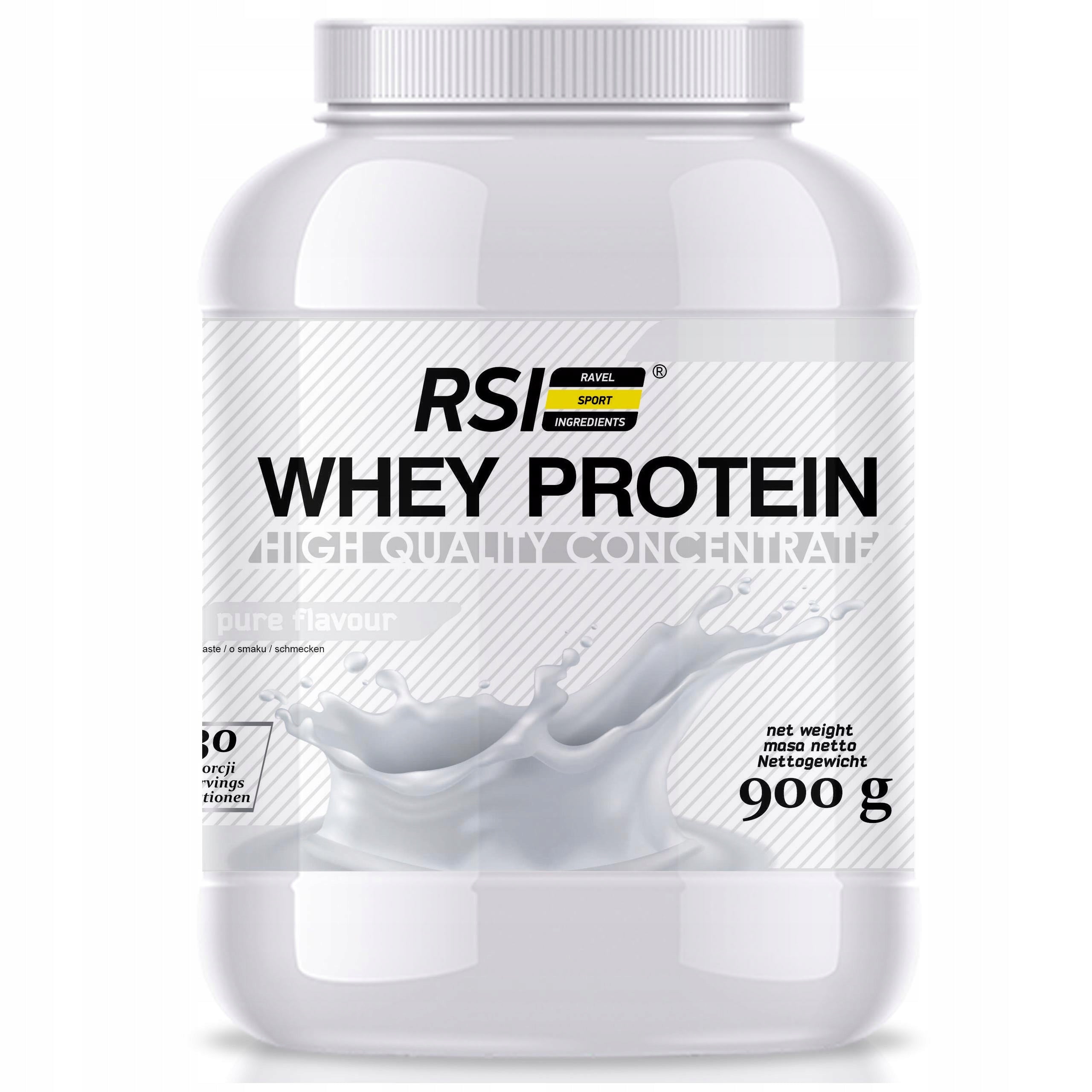 Whey Protein Concentrate WPC Whey Concentrate 900g Natural Pure