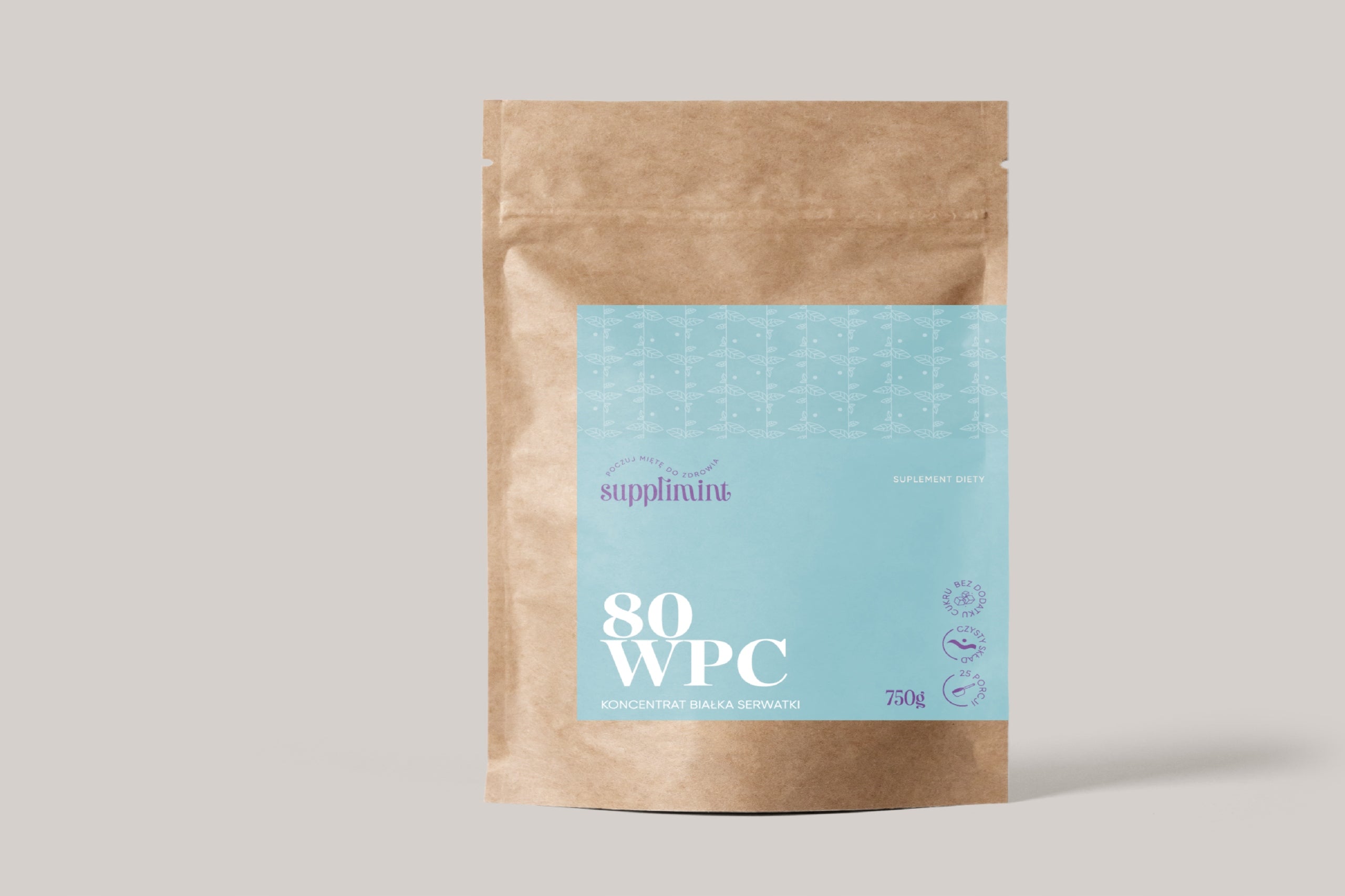 Whey Protein Concentrate WPC80 Wafer 750 g Supplimint Expiration date at least 1 year from the date of purchase