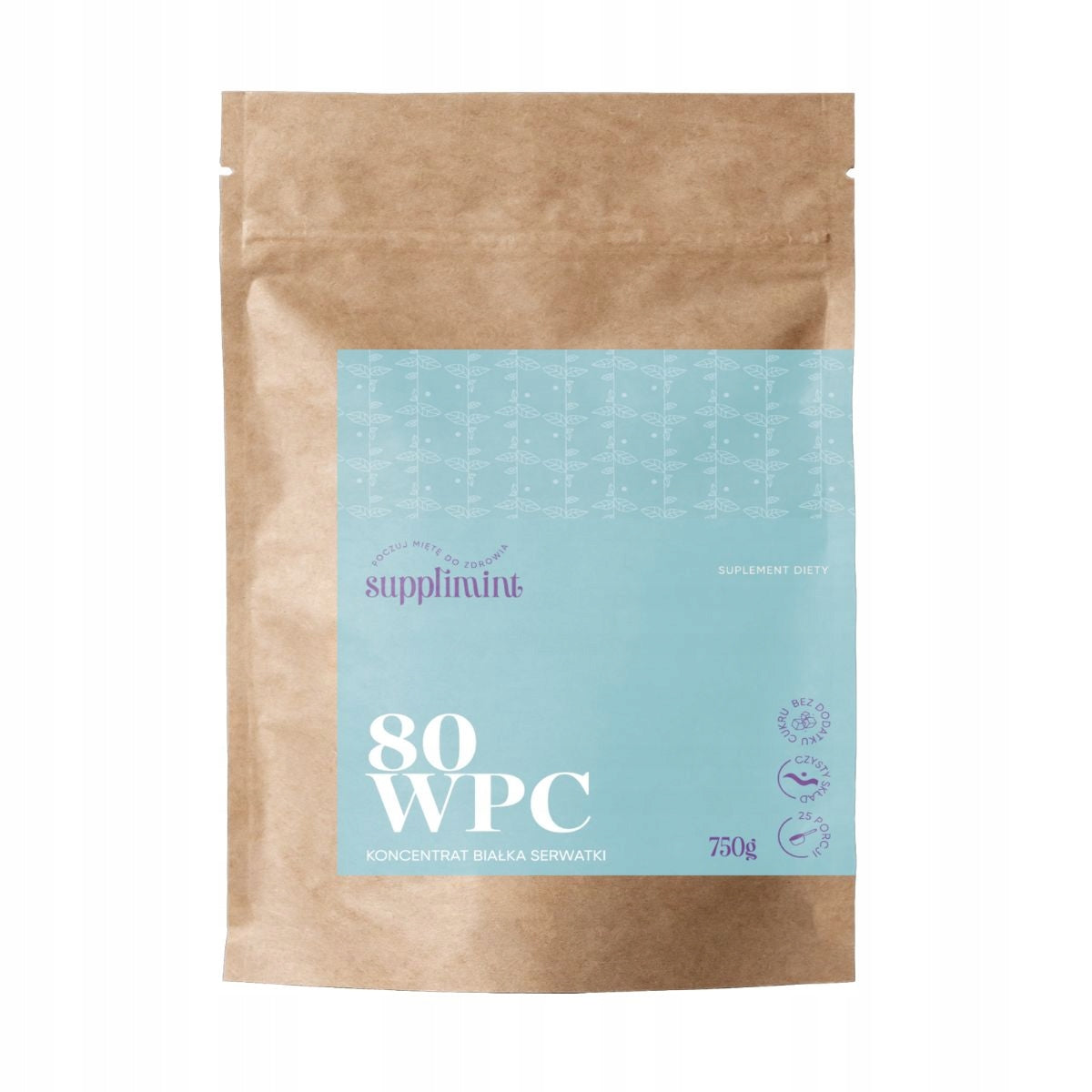Whey Protein Concentrate WPC80 Wafer 750 g Supplimint Packaging status original